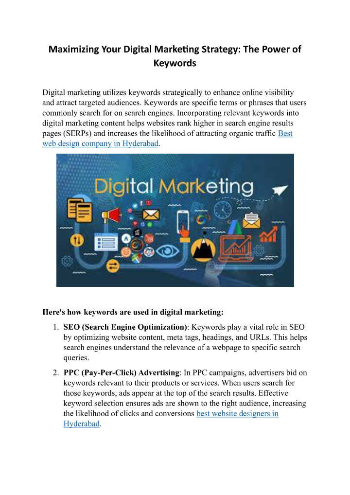 maximizing your digital marketing strategy