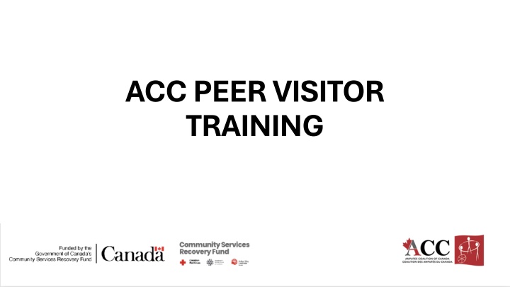 acc peer visitor training