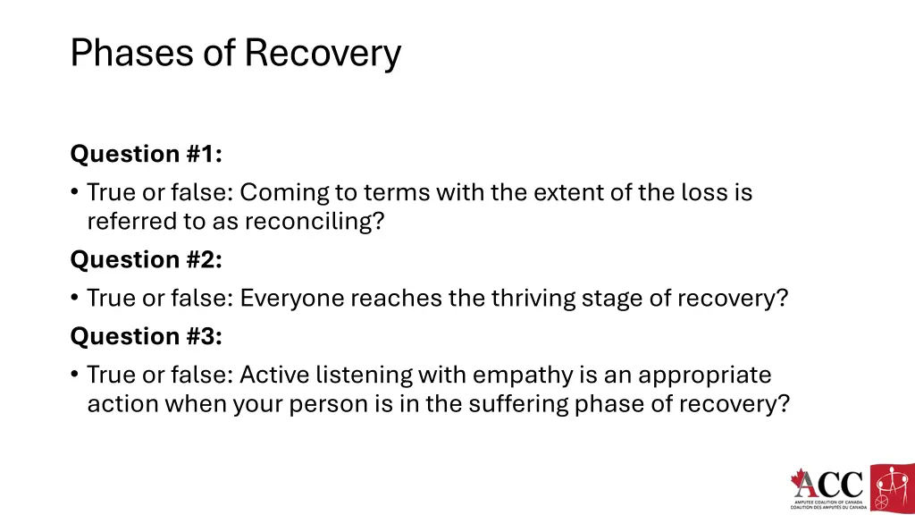 phases of recovery 2