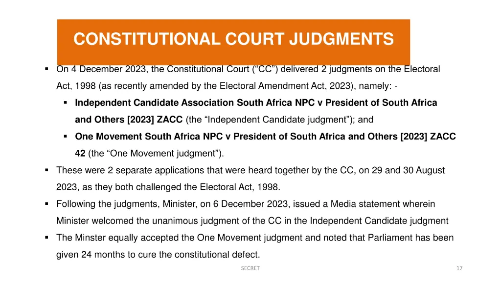 constitutional court judgments