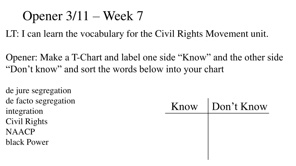 opener 3 11 week 7 lt i can learn the vocabulary