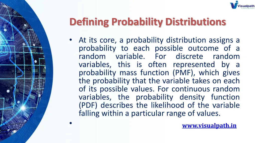 defining probability distributions