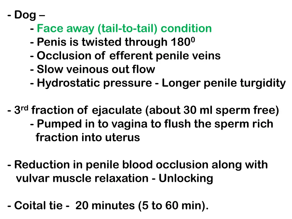 dog face away tail to tail condition penis