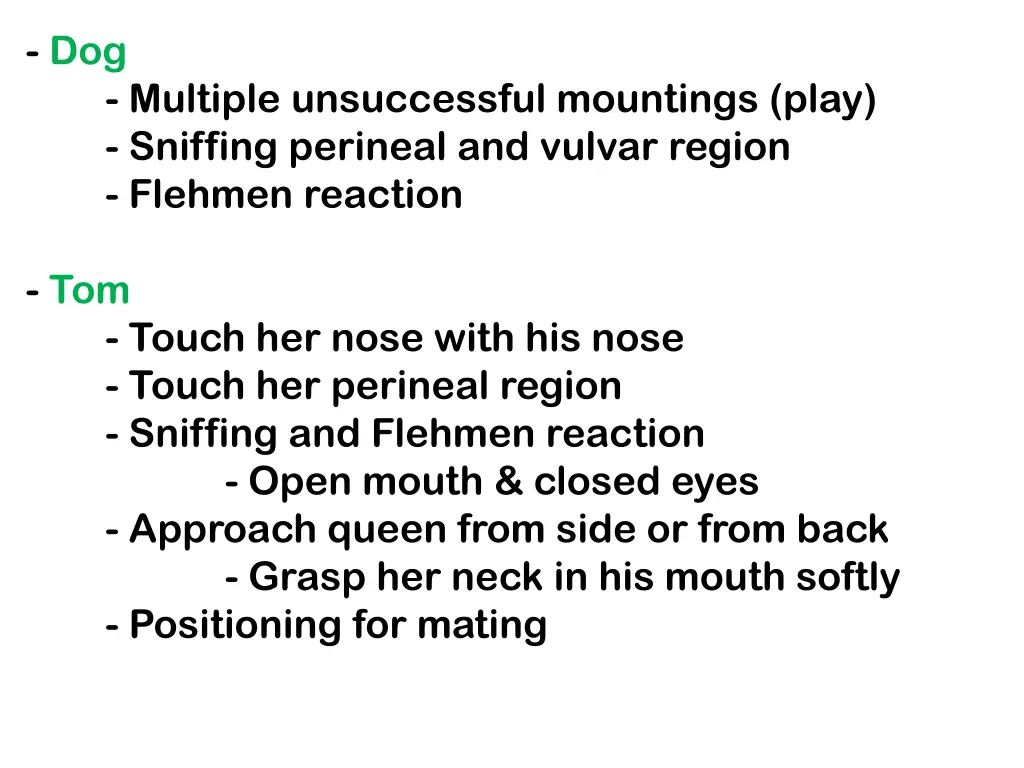 dog multiple unsuccessful mountings play sniffing