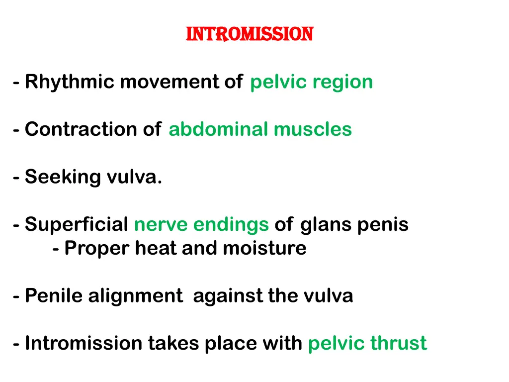 intromission intromission