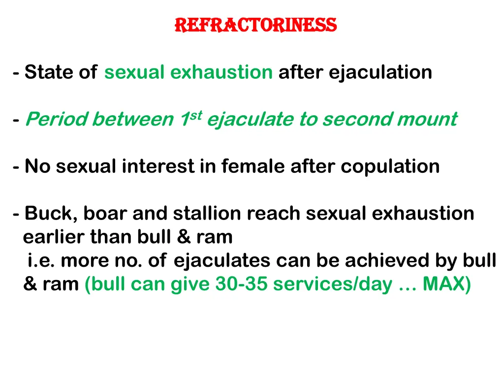 refractoriness refractoriness