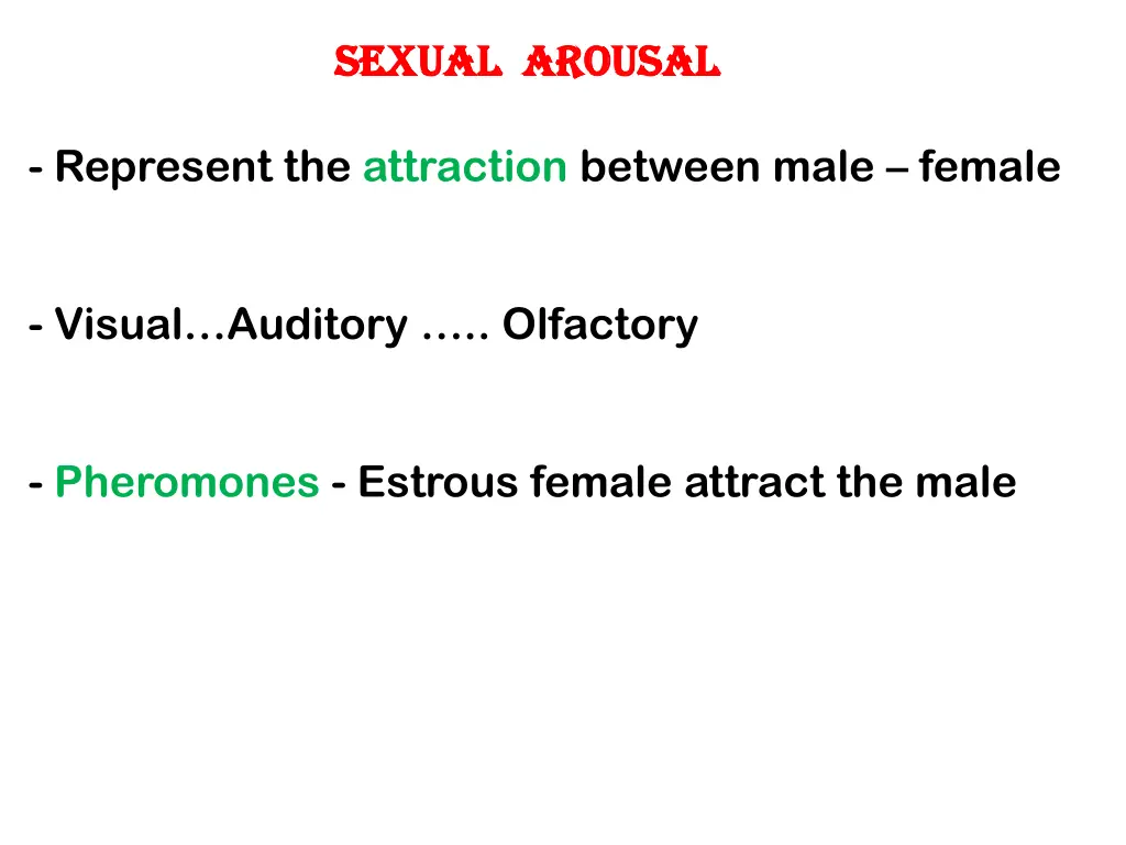 sexual arousal sexual arousal