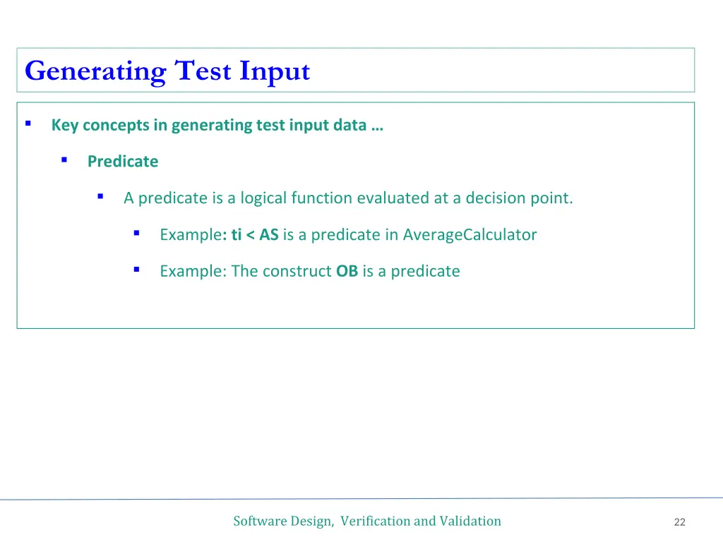 generating test input 1