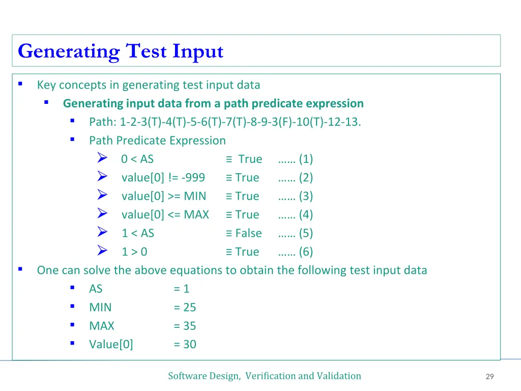 generating test input 8