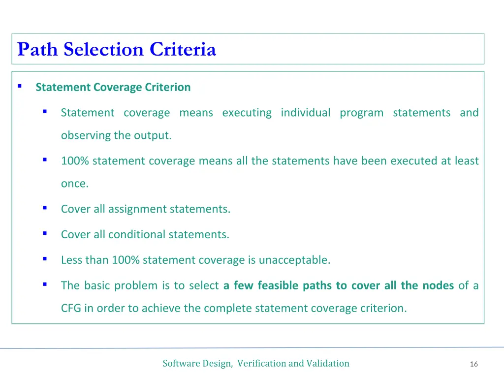 path selection criteria 2