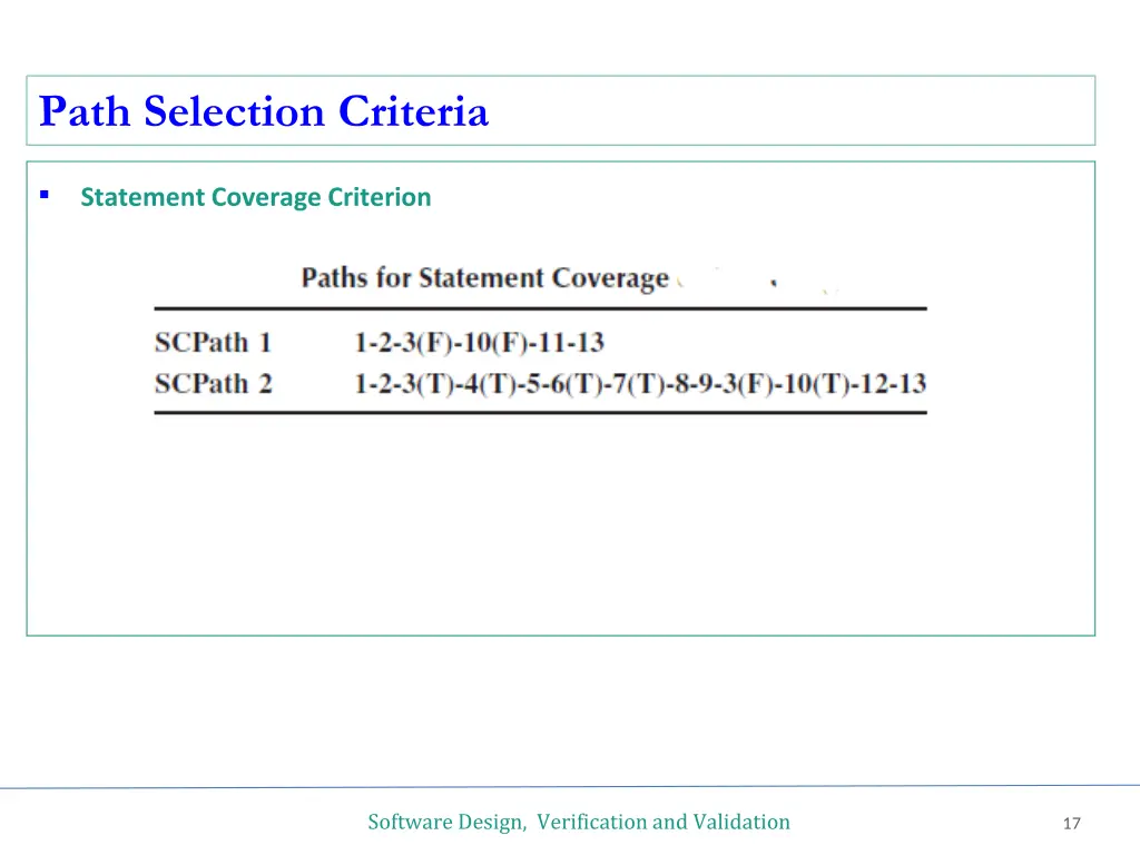 path selection criteria 3