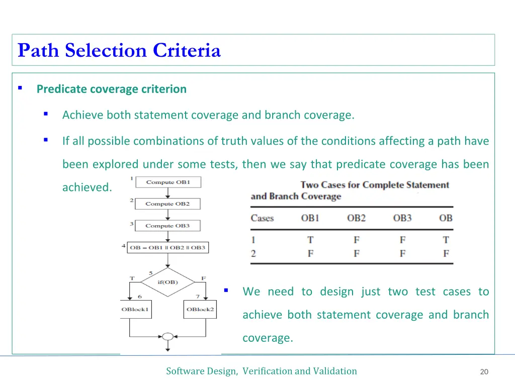 path selection criteria 6