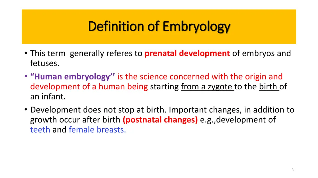 definition of embryology definition of embryology