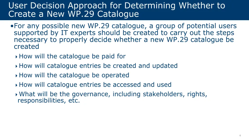 user decision approach for determining whether