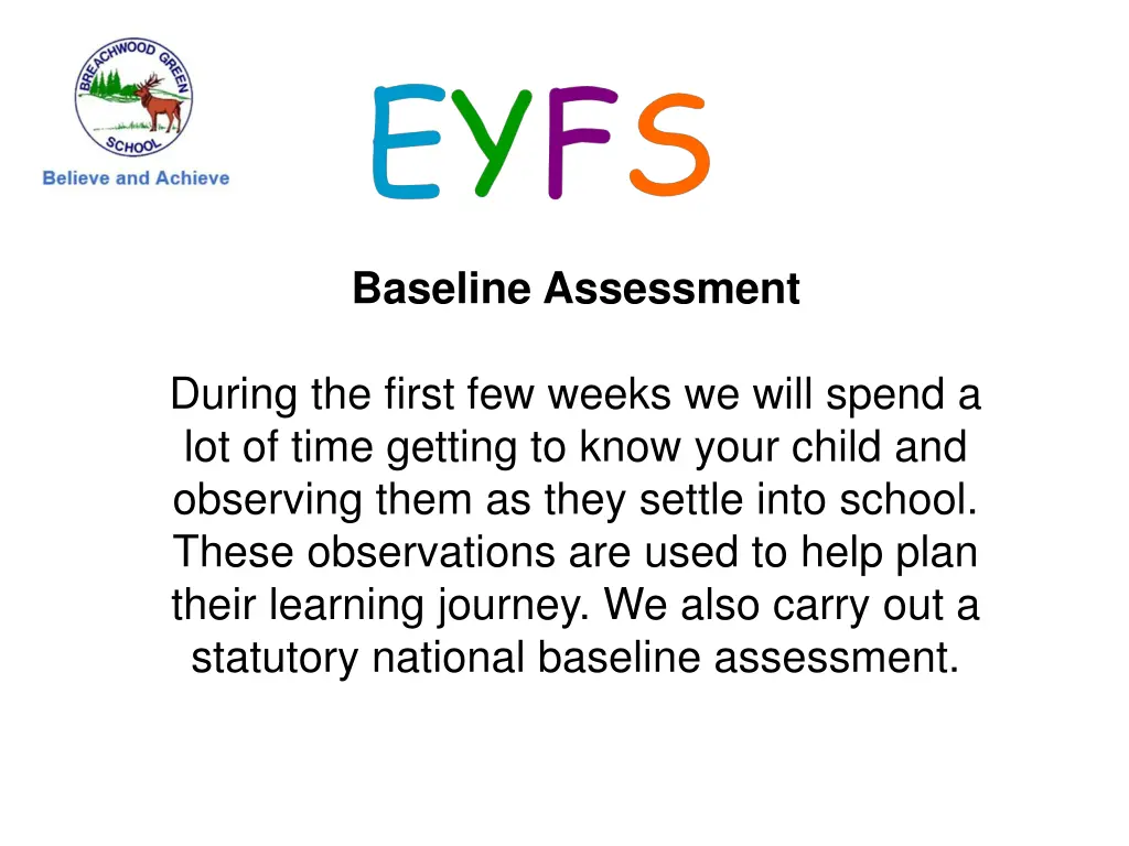 baseline assessment