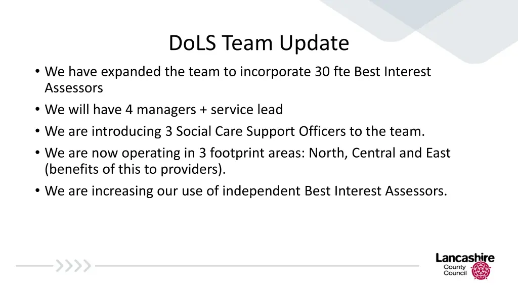 dols team update