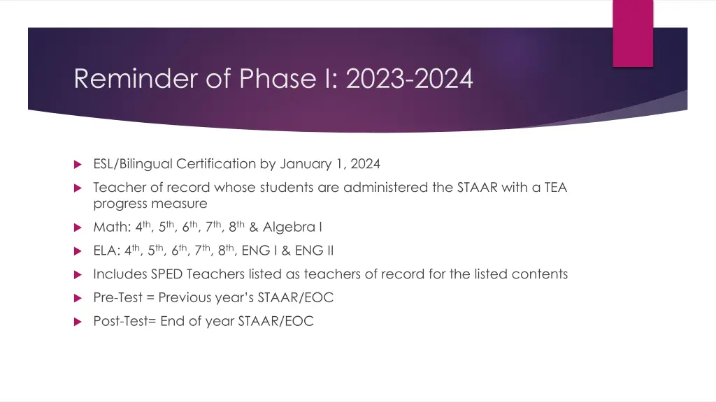 reminder of phase i 2023 2024