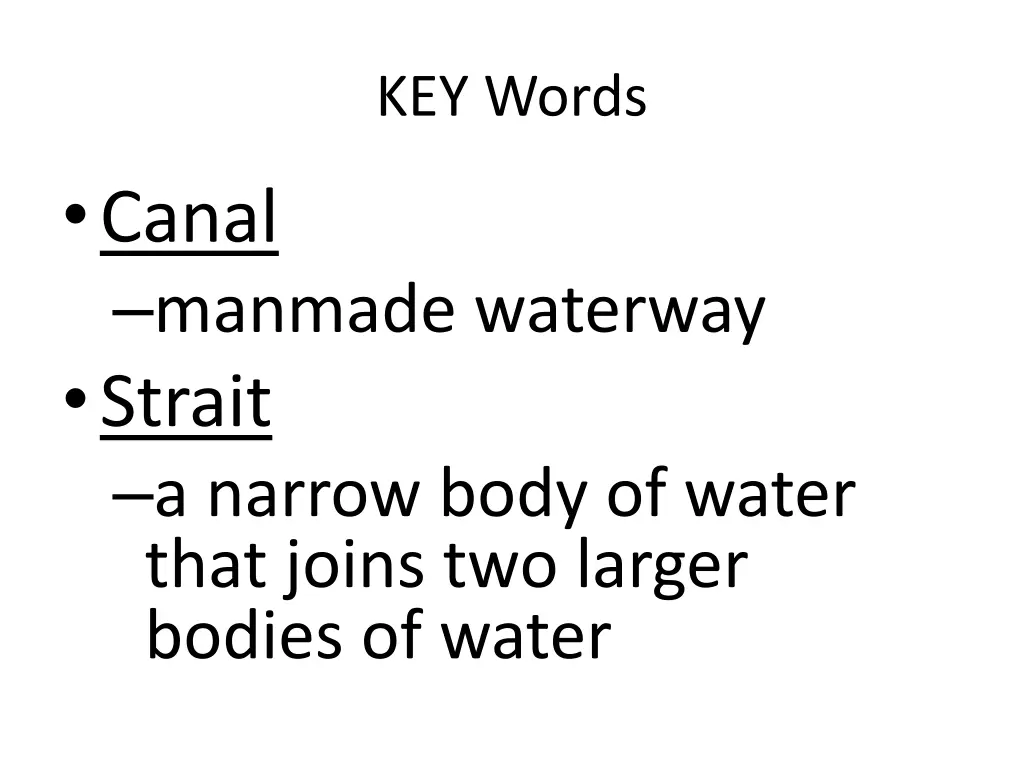 key words 1