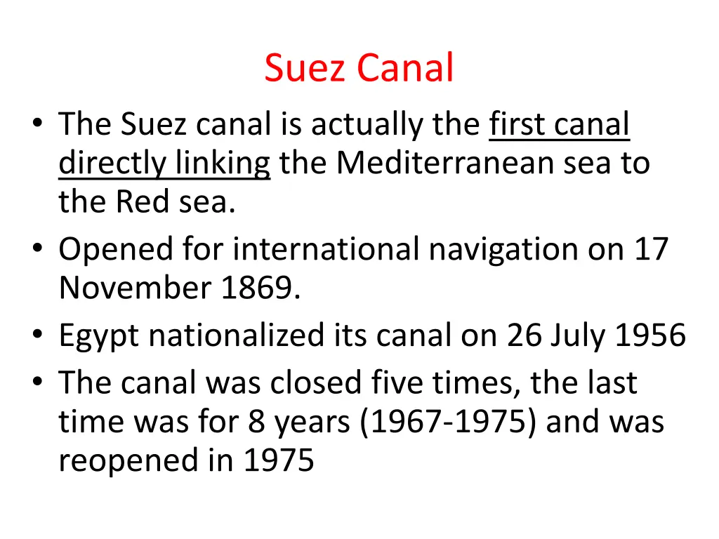 suez canal