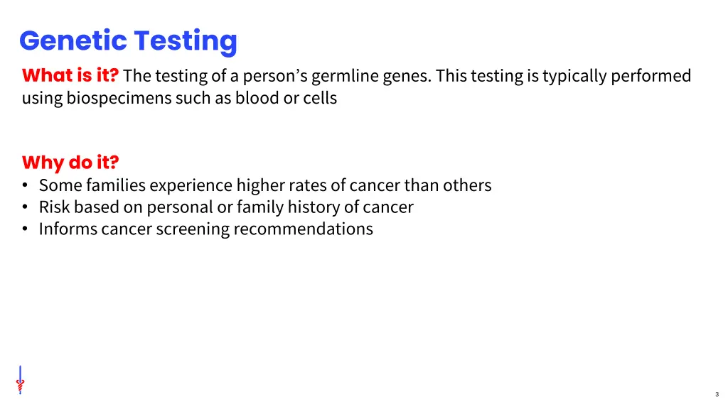 genetic testing what is it the testing