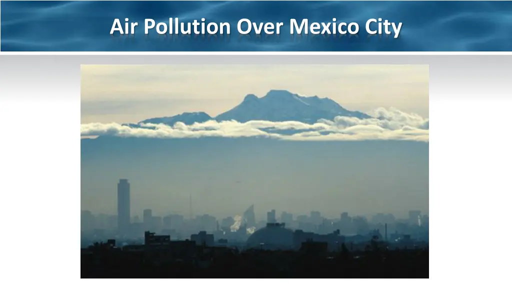 air pollution over mexico city