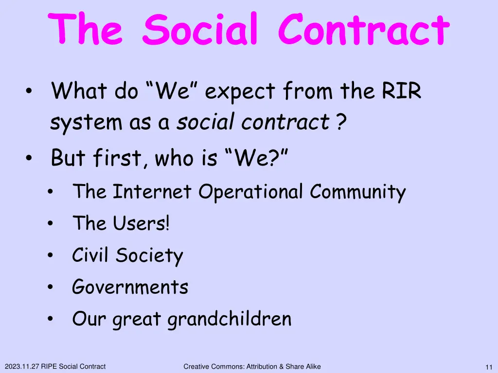 the social contract