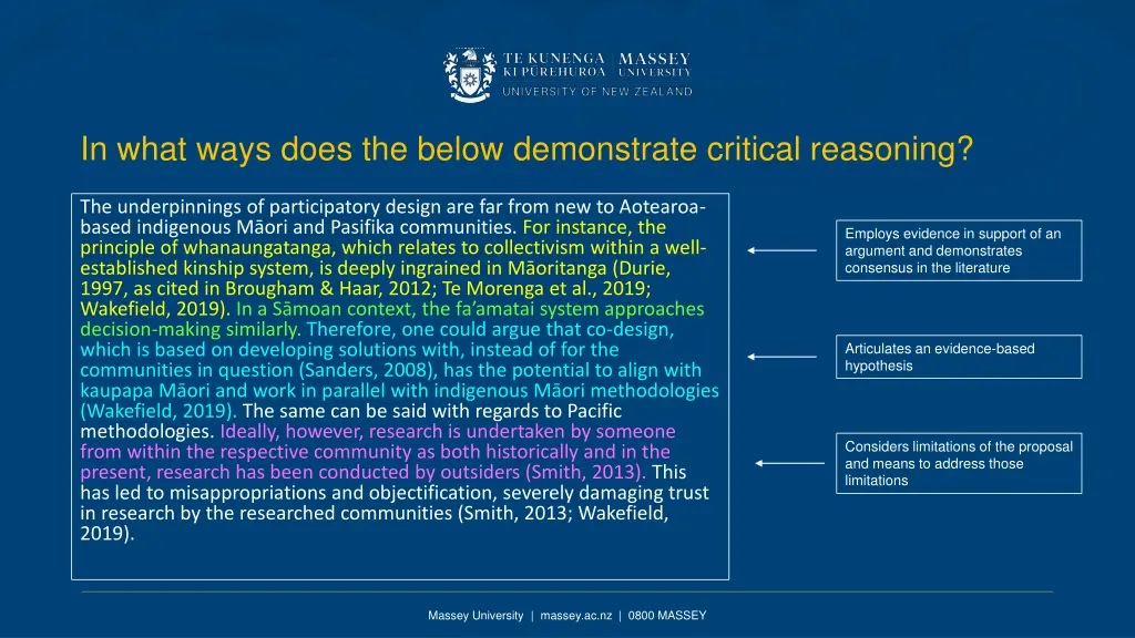 in what ways does the below demonstrate critical 1