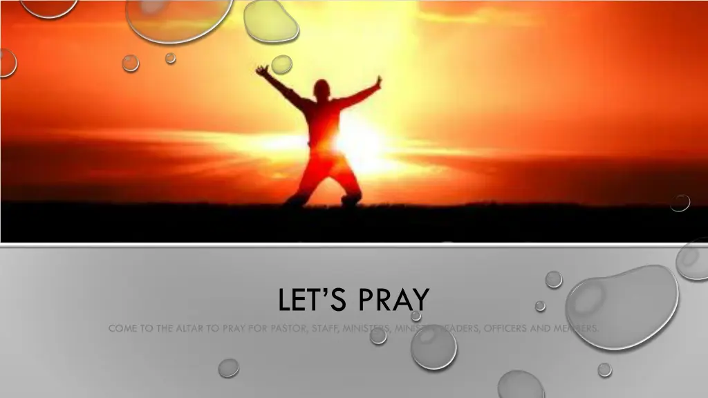 let s pray