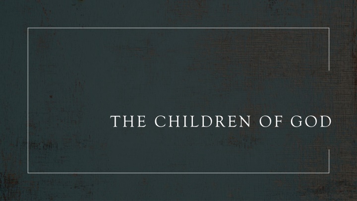 the children of god