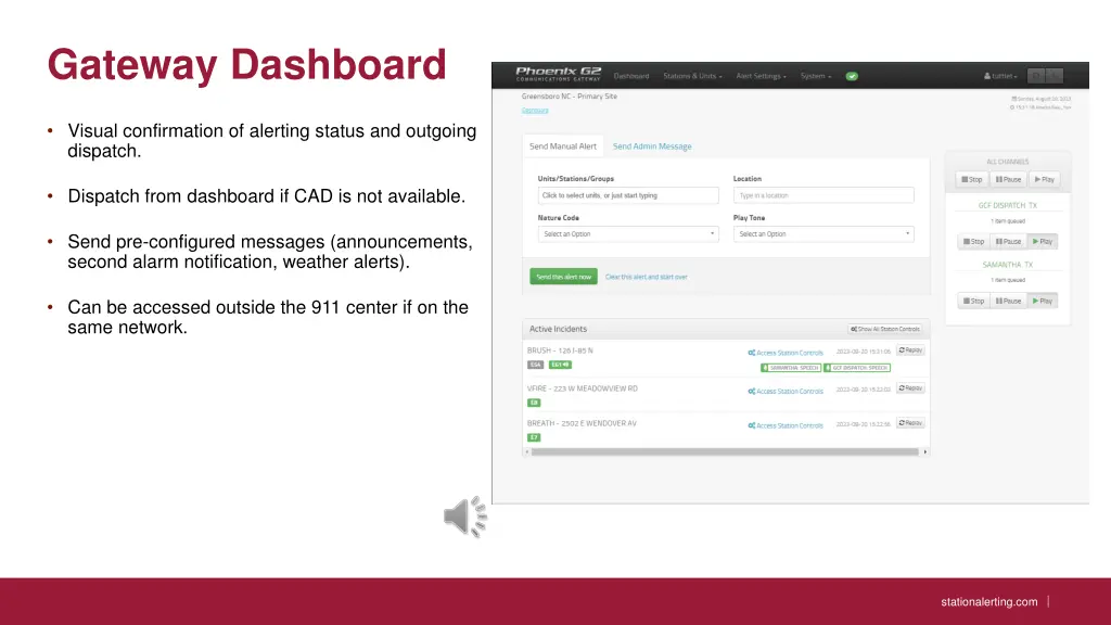 gateway dashboard