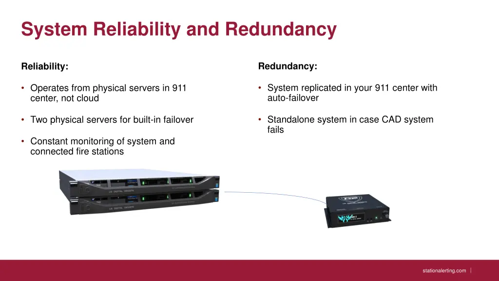 system reliability and redundancy