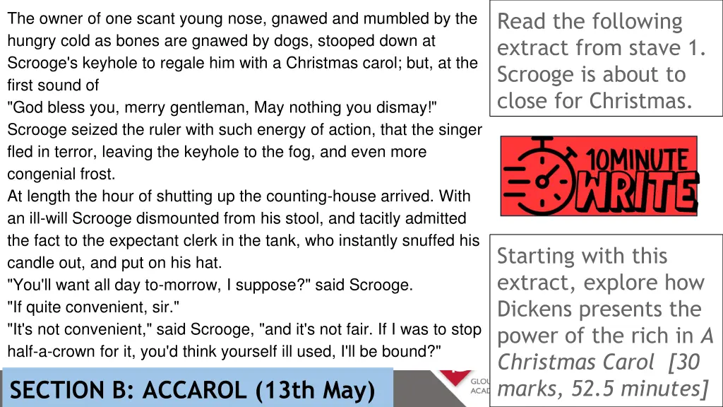 read the following extract from stave 1 scrooge 2