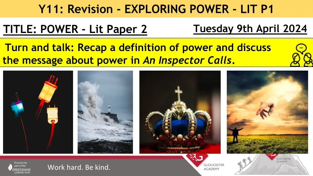 y11 revision exploring power lit p1 2