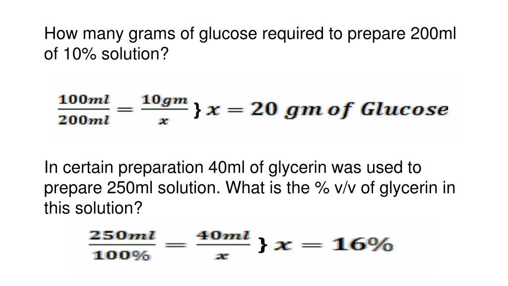 how many grams of glucose required to prepare