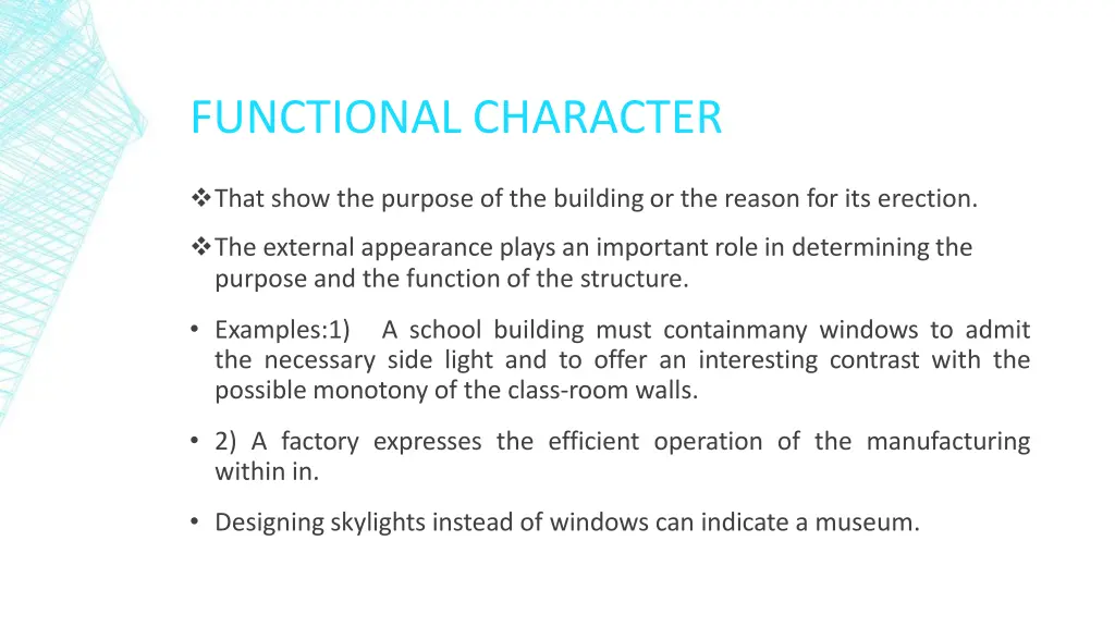 functional character