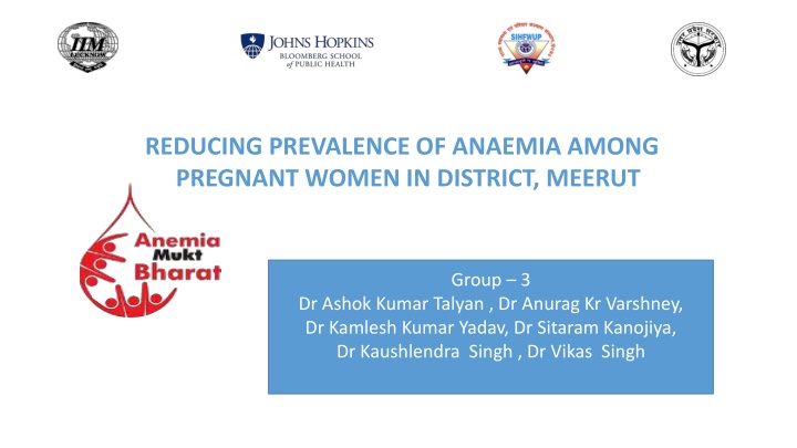 reducing prevalence of anaemia among pregnant