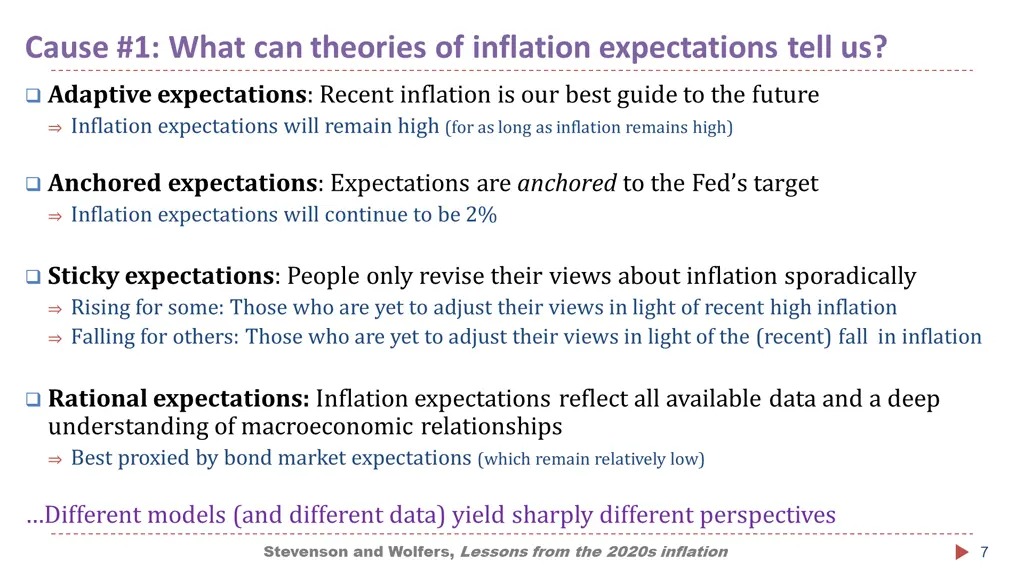 cause 1 what can theories of inflation