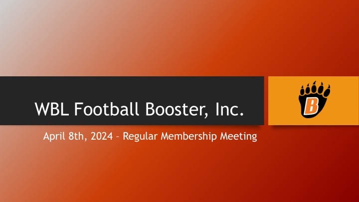 wbl football booster inc