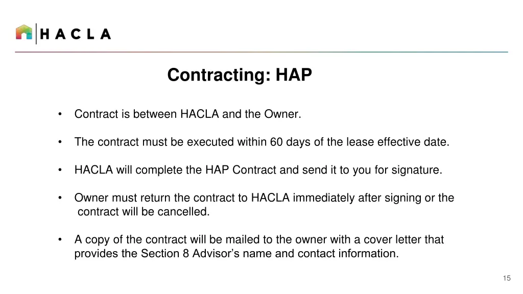 contracting hap 1