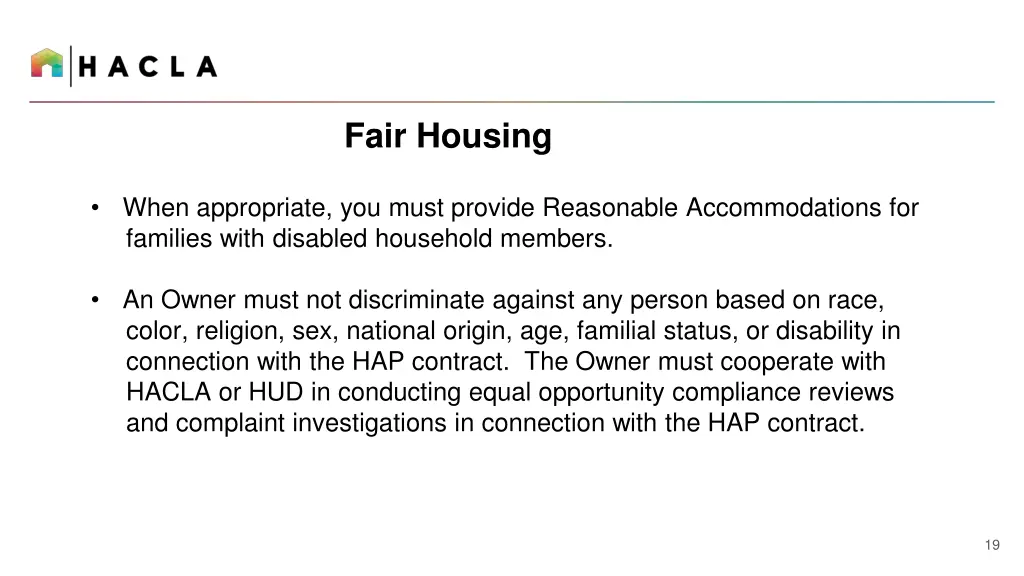 fair housing