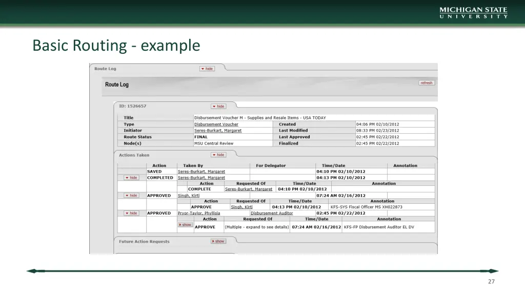 basic routing example