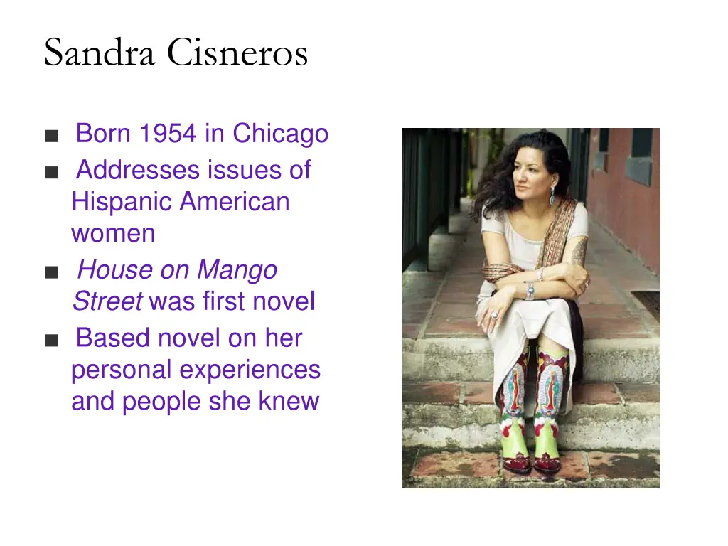 sandra cisneros