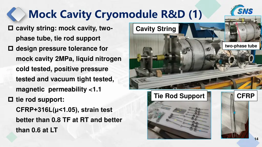 mock cavity cryomodule r d 1