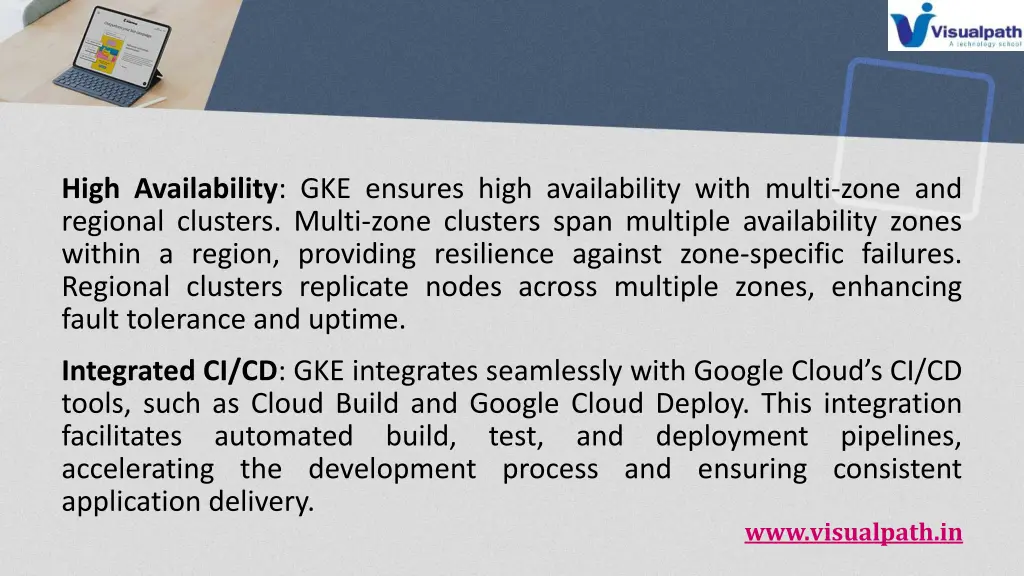 high availability gke ensures high availability