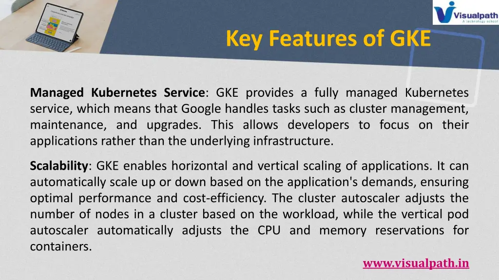 key features of gke