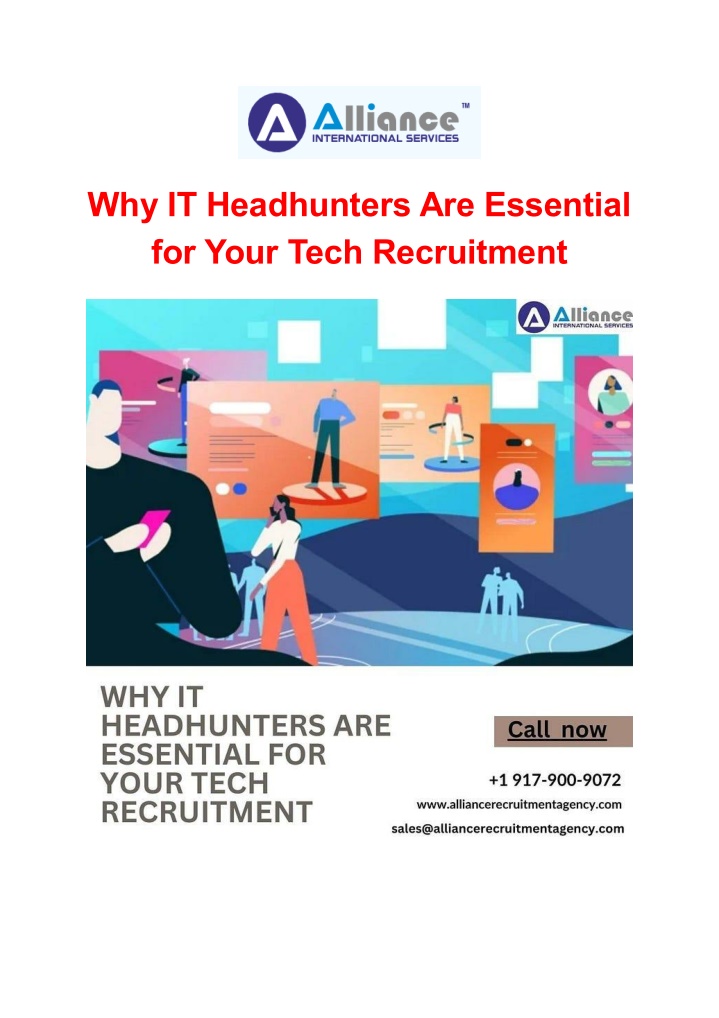 why it headhunters are essential for your tech