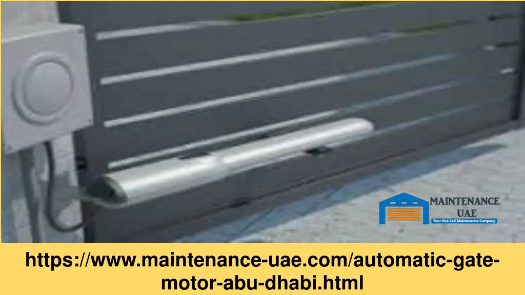 https www maintenance uae com automatic gate