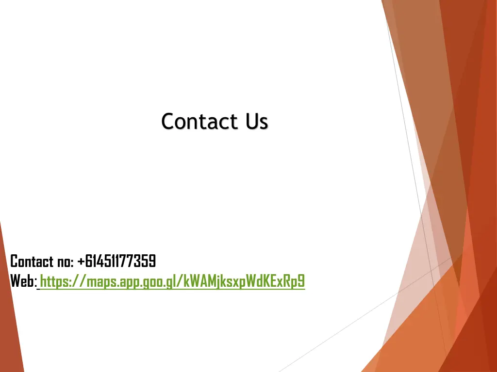 contact us