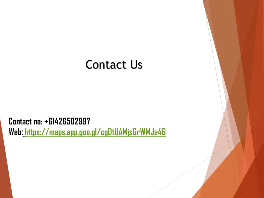 contact us