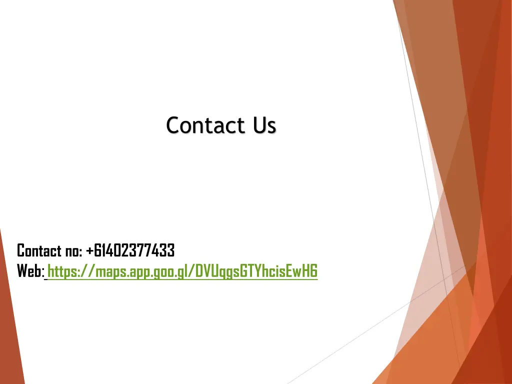 contact us